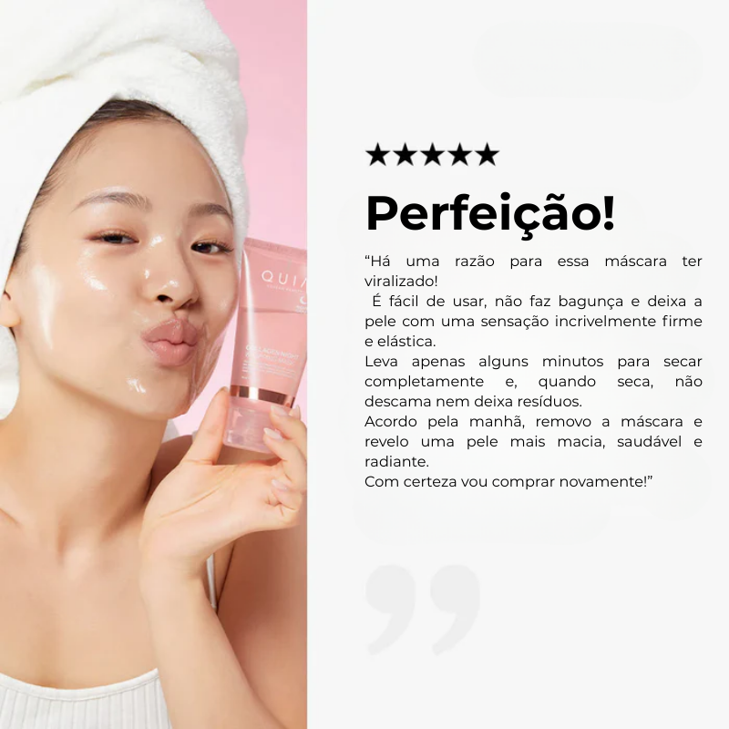 Máscara Noturna Reparadora com Colágeno