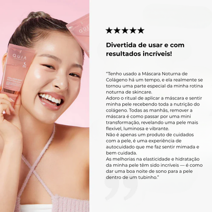 Máscara Noturna Reparadora com Colágeno