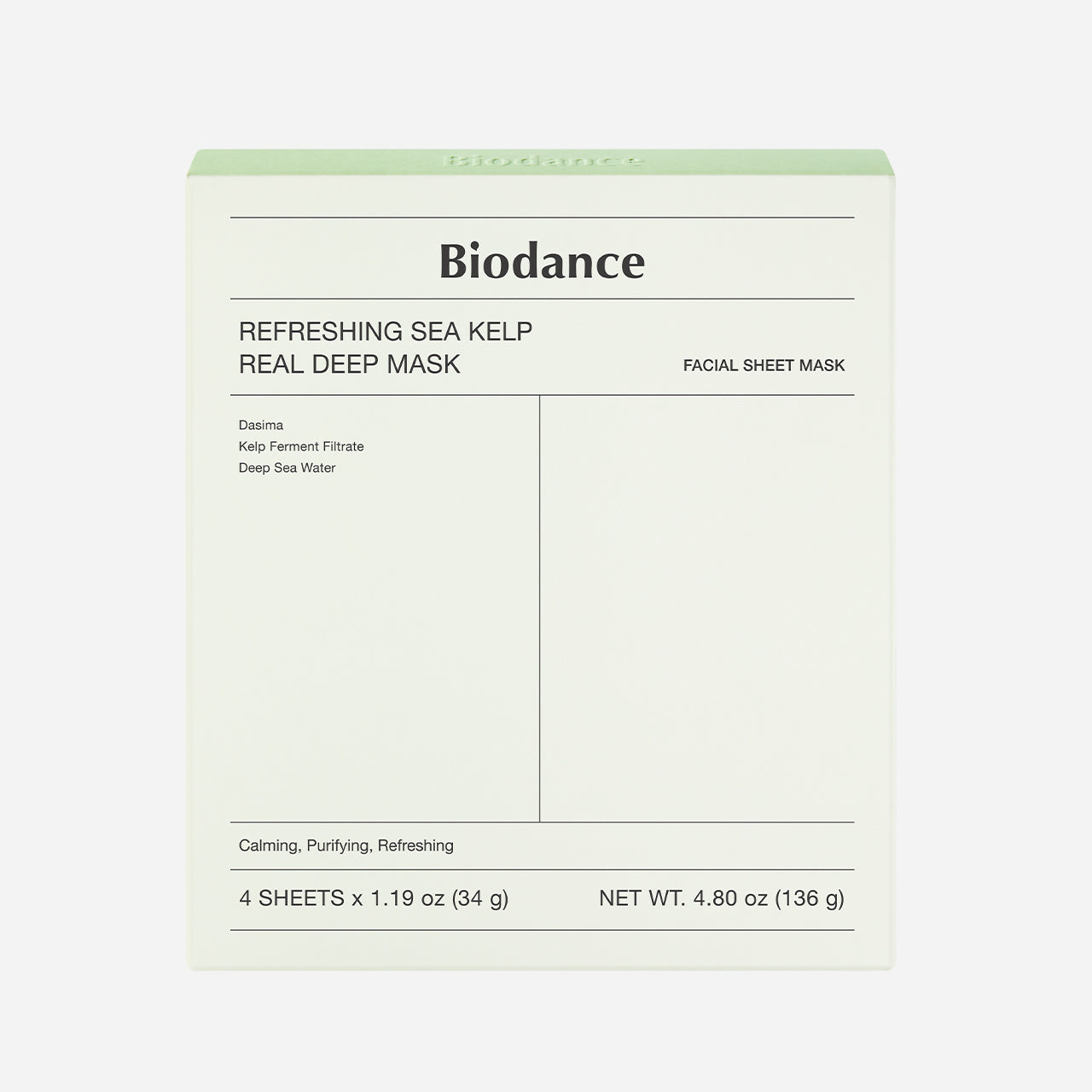 Biodance - Refreshing Sea Kelp Real Deep Mask (COMPRE 3 LEVE 4)